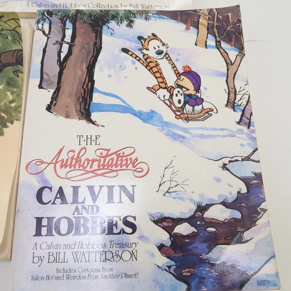 Lot of 4 Calvin and Hobbes Collection By Bill Watterson Paperback Books